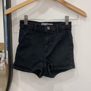 Topshop Joni Black Highwaisted short